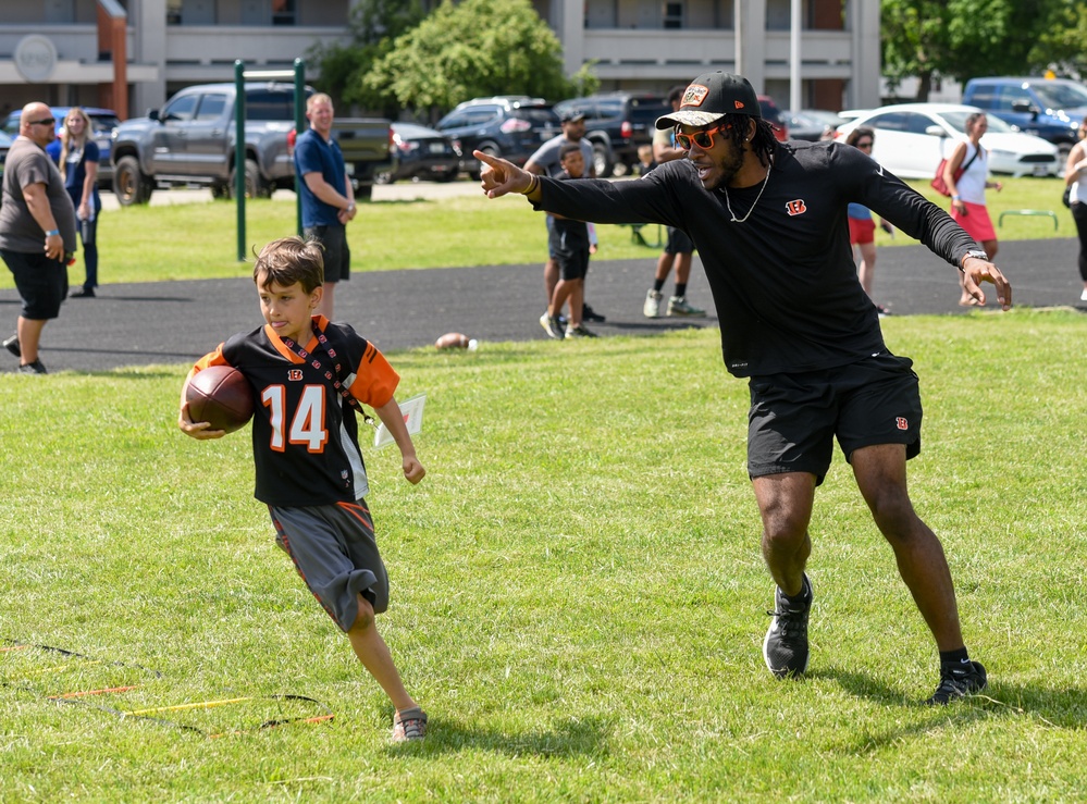 Cincinnati Bengals Visit Wright-Patt