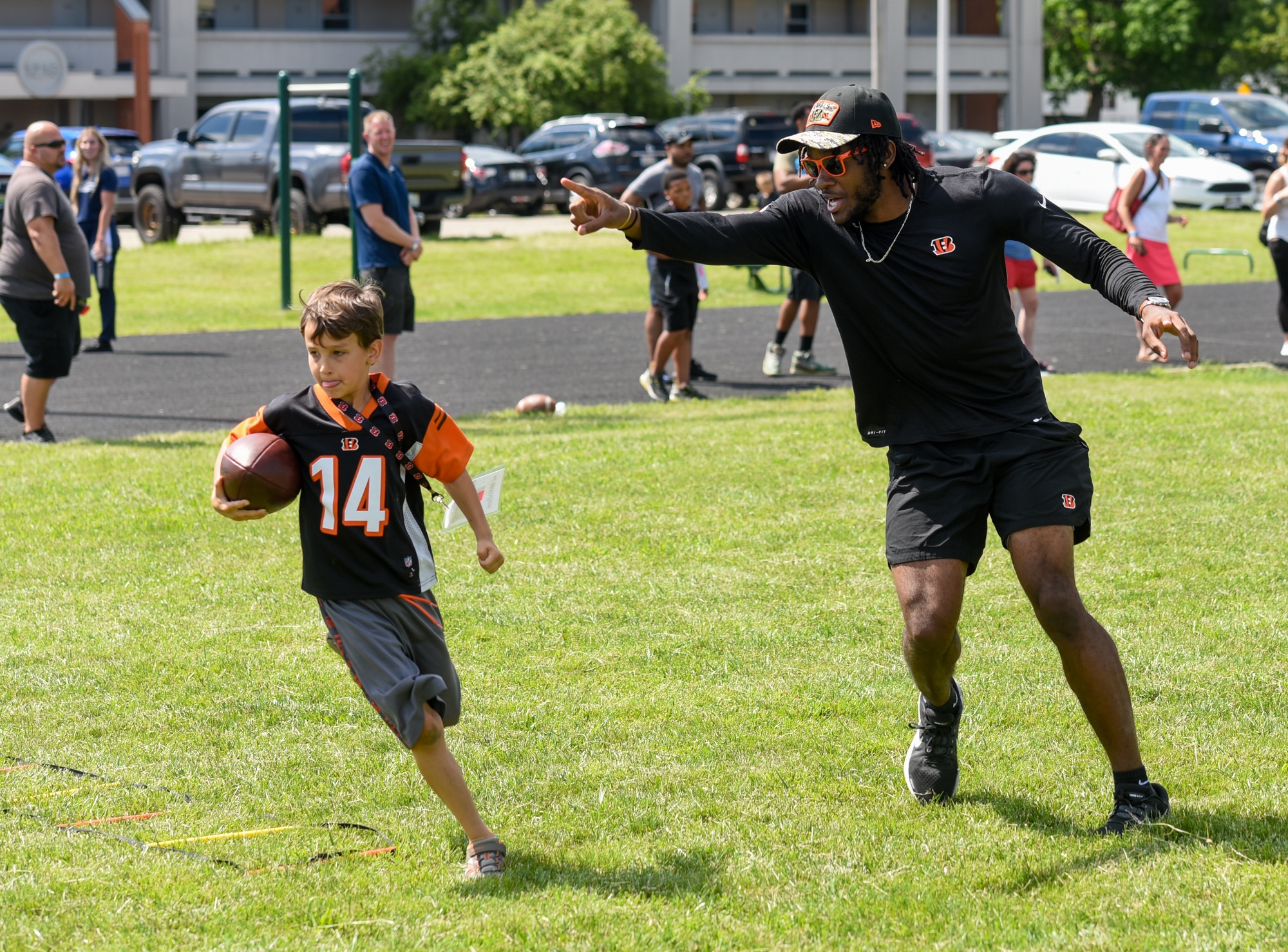 DVIDS - Images - Cincinnati Bengals Visit Wright-Patt [Image 6 of 12]