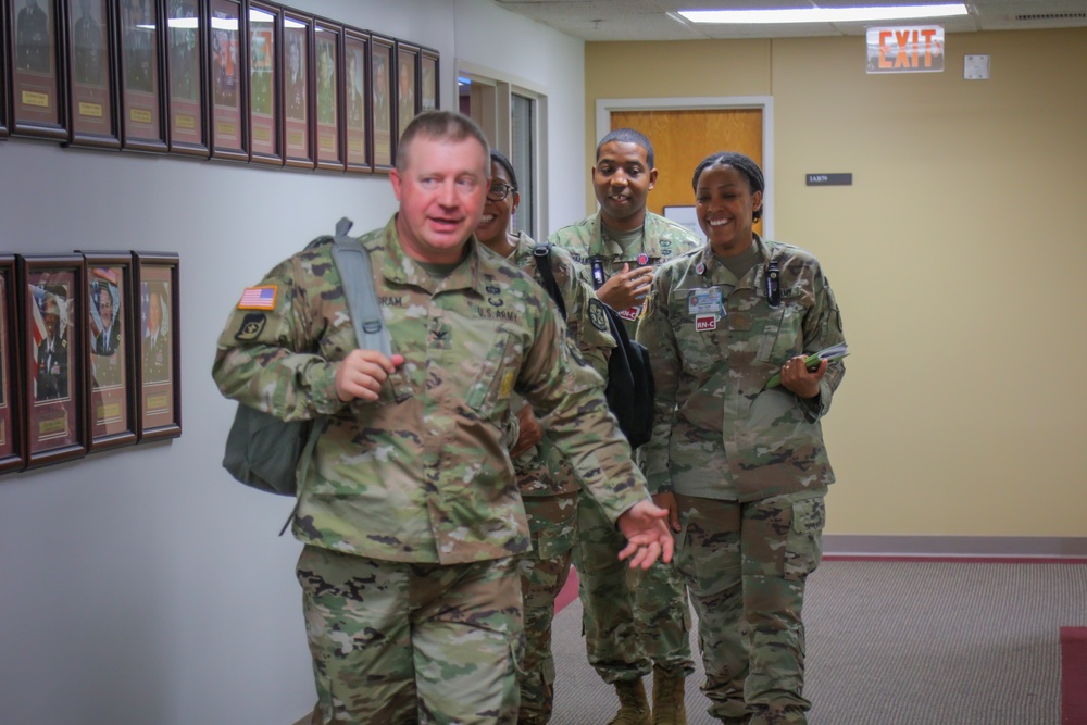 ROTC Leaders Visit Blanchfield Army Community Hospital