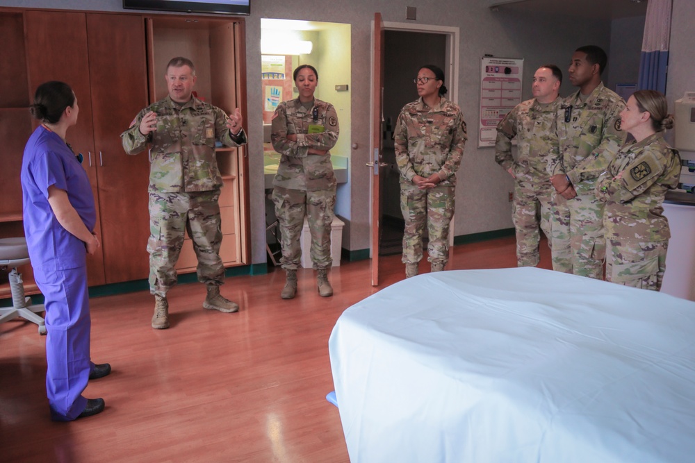 ROTC Leaders Visit Blanchfield Army Community Hospital