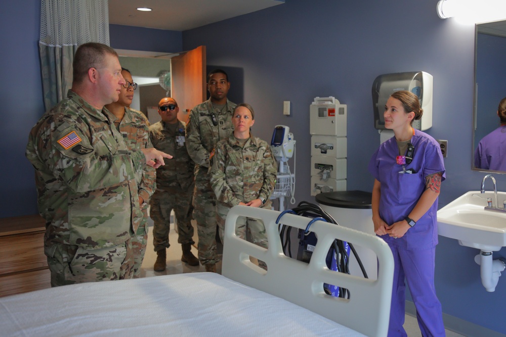 ROTC Leaders Visit Blanchfield Army Community Hospital