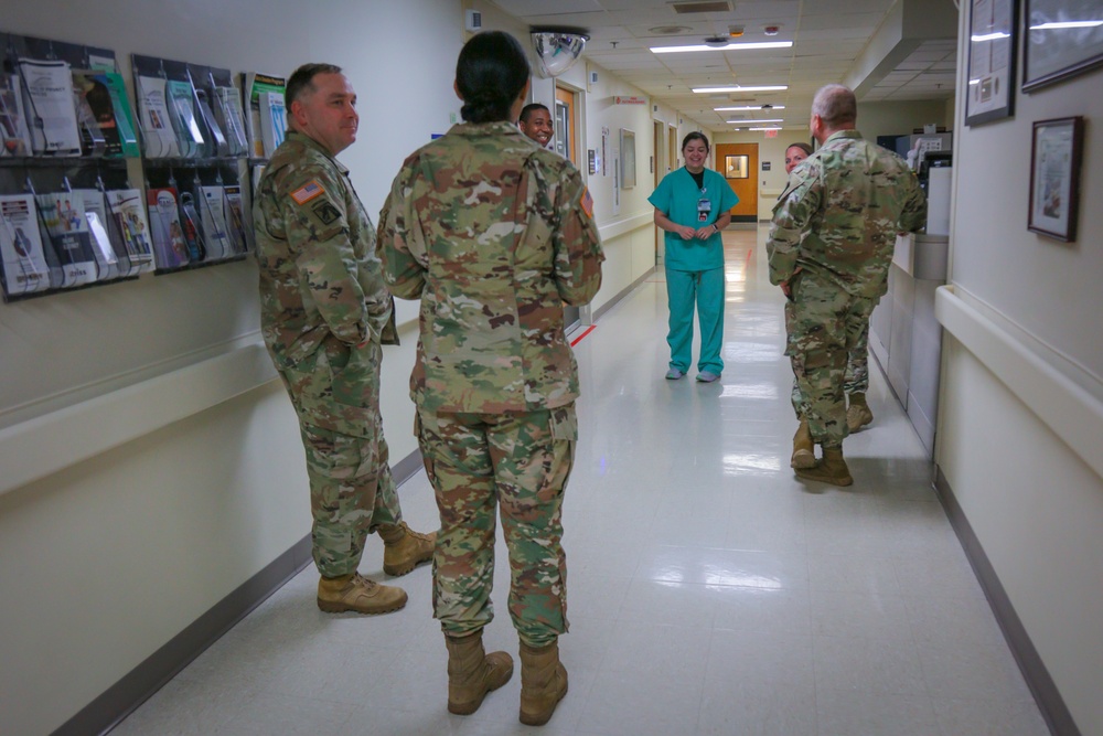 ROTC Leaders Visit Blanchfield Army Community Hospital