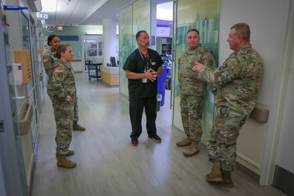 ROTC Leaders Visit Blanchfield Army Community Hospital