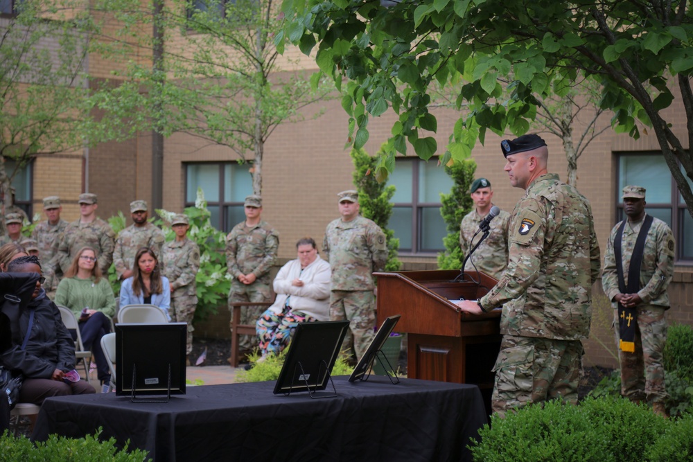 Fort Campbell SRU conducts Memorial Ceremony