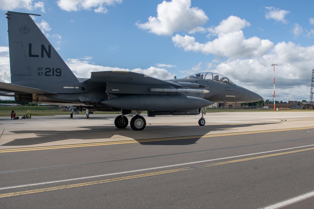 Flight Line Operations at RAF Lakenheath