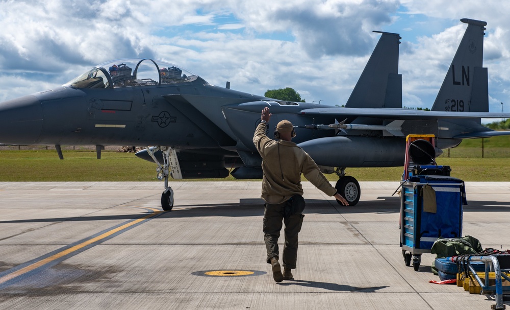 Flight Line Operations at RAF Lakenheath