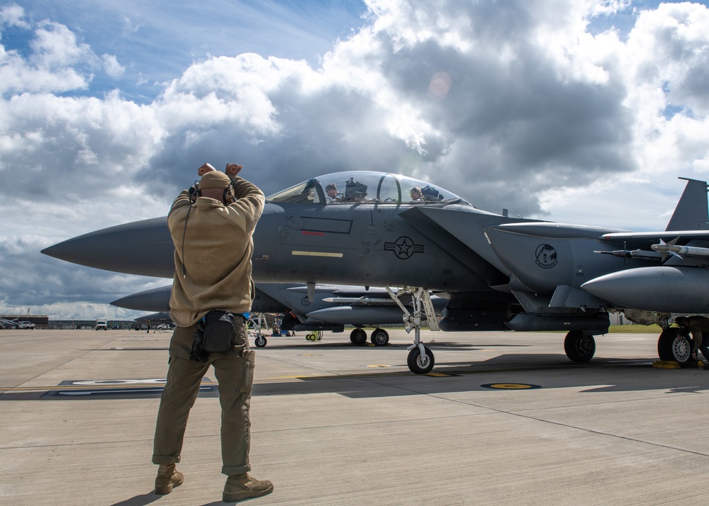 Flight Line Operations at RAF Lakenheath