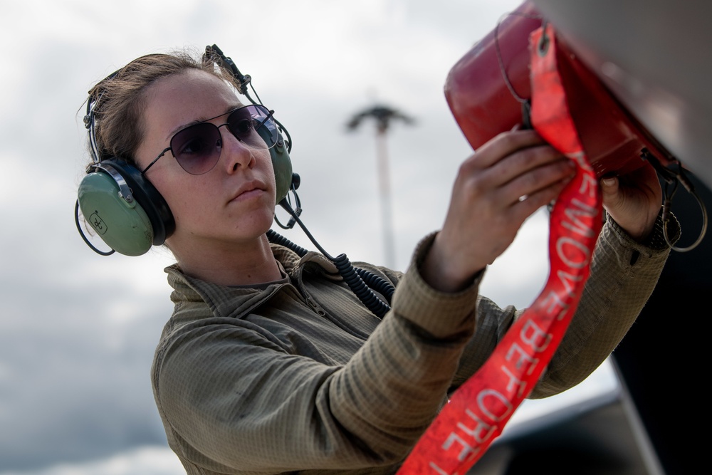 Flight Line Operations at RAF Lakenheath