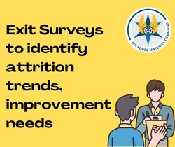Exit surveys aim to identify attrition trends, improvement needs