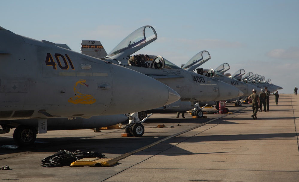 Marine Fighter Attack Squadron 323 Departs for Poland