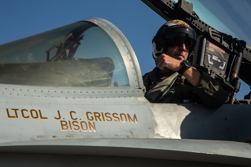 Marine Fighter Attack Squadron 323 Departs for Poland