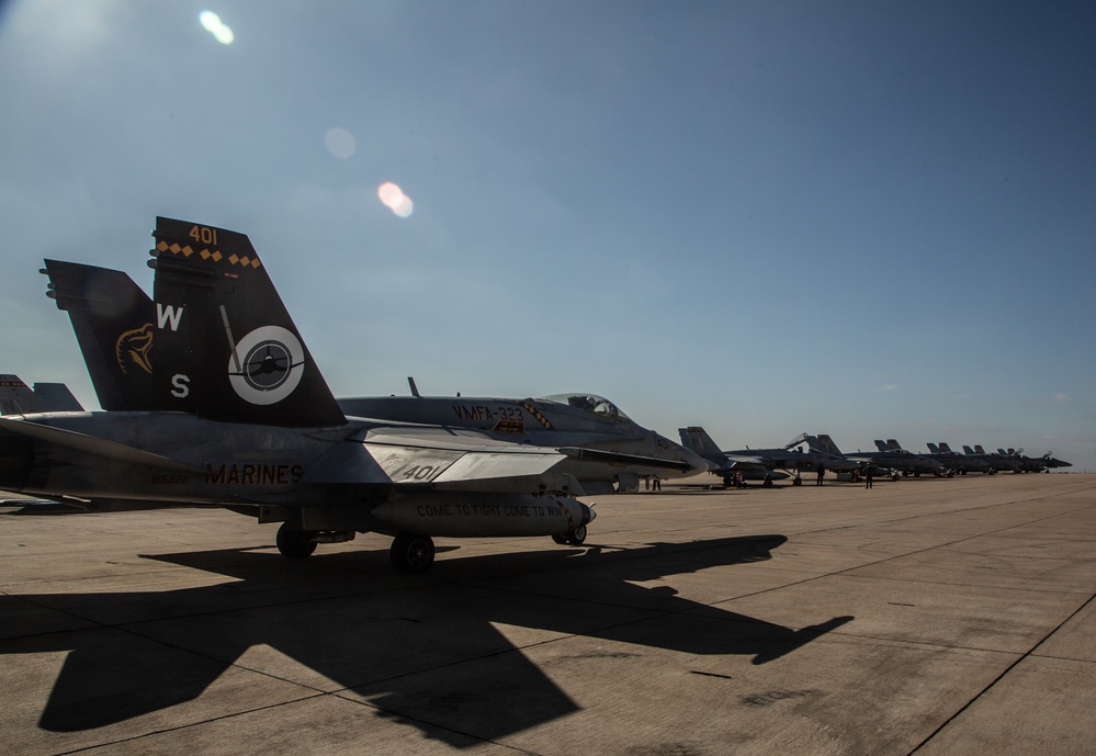 Marine Fighter Attack Squadron 323 Departs for Poland