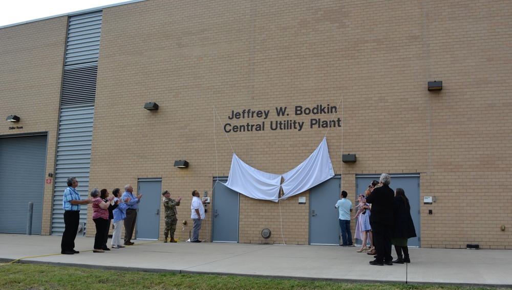 CRDAMC names central utility plant after its late project manager Jeffrey W. Bodkin