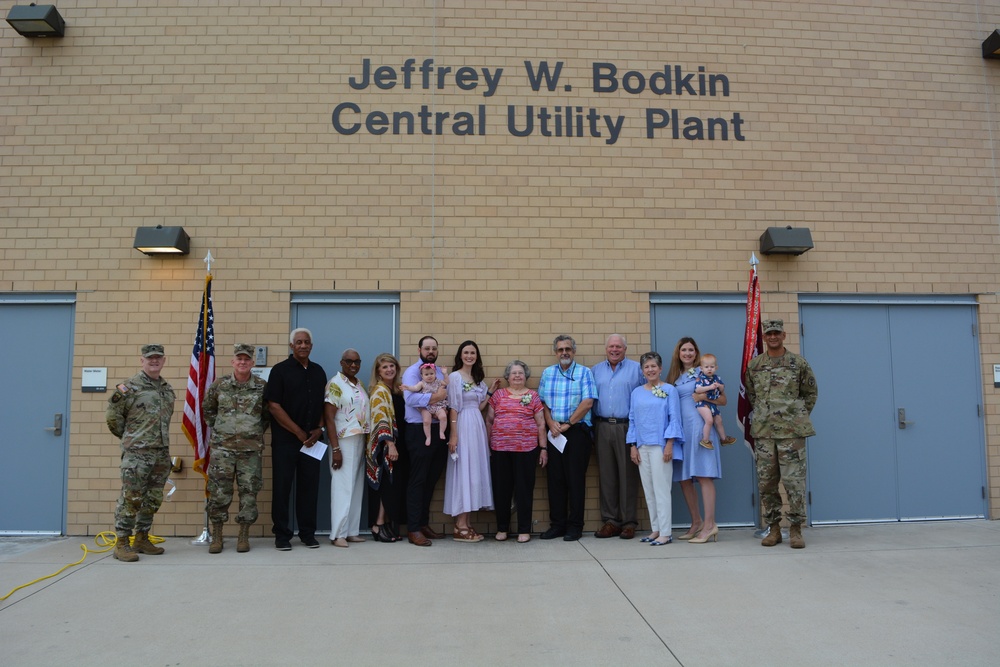 CRDAMC names central utility plant after its late project manager Jeffrey W. Bodkin