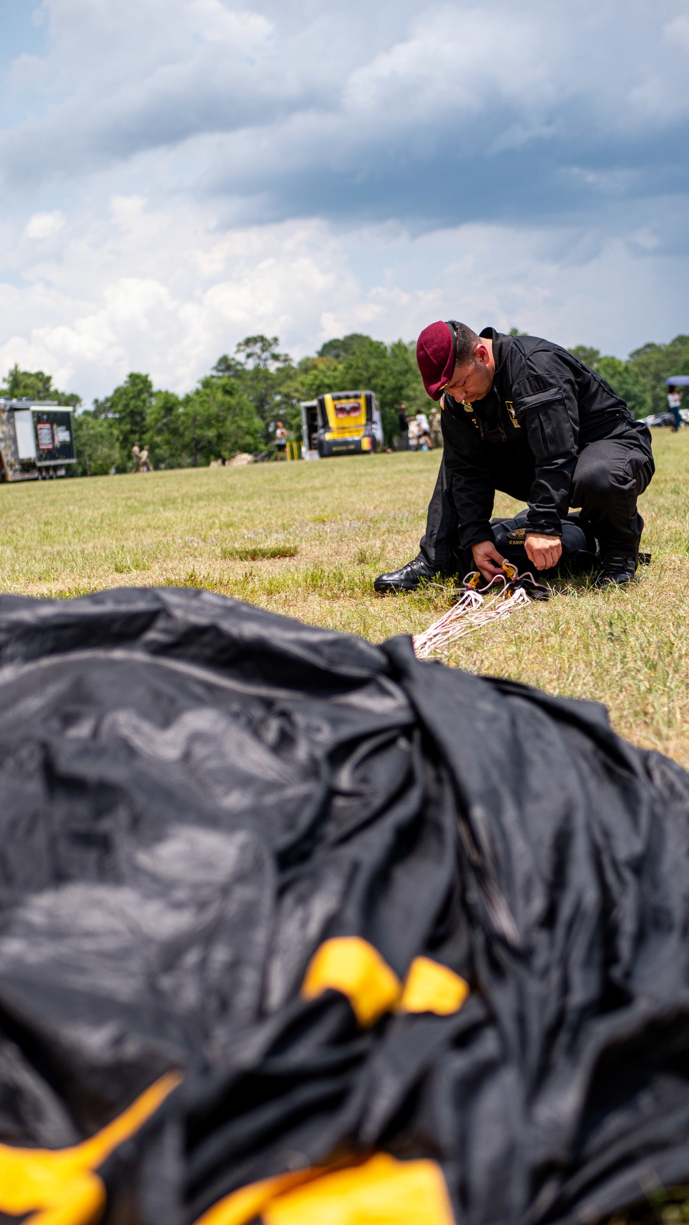 Jump In! U.S. Army Parachute Team performs for 105th Anniversary of Fort Jackson