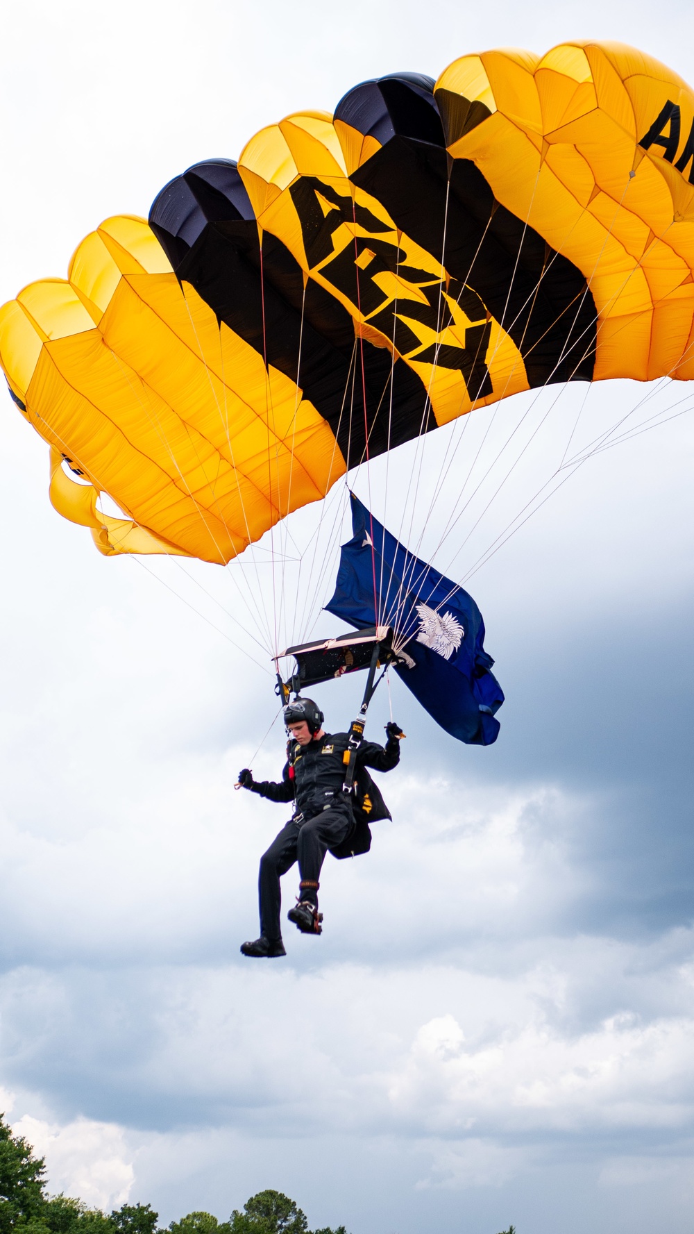 Jump In! U.S. Army Parachute Team performs for 105th Anniversary of Fort Jackson