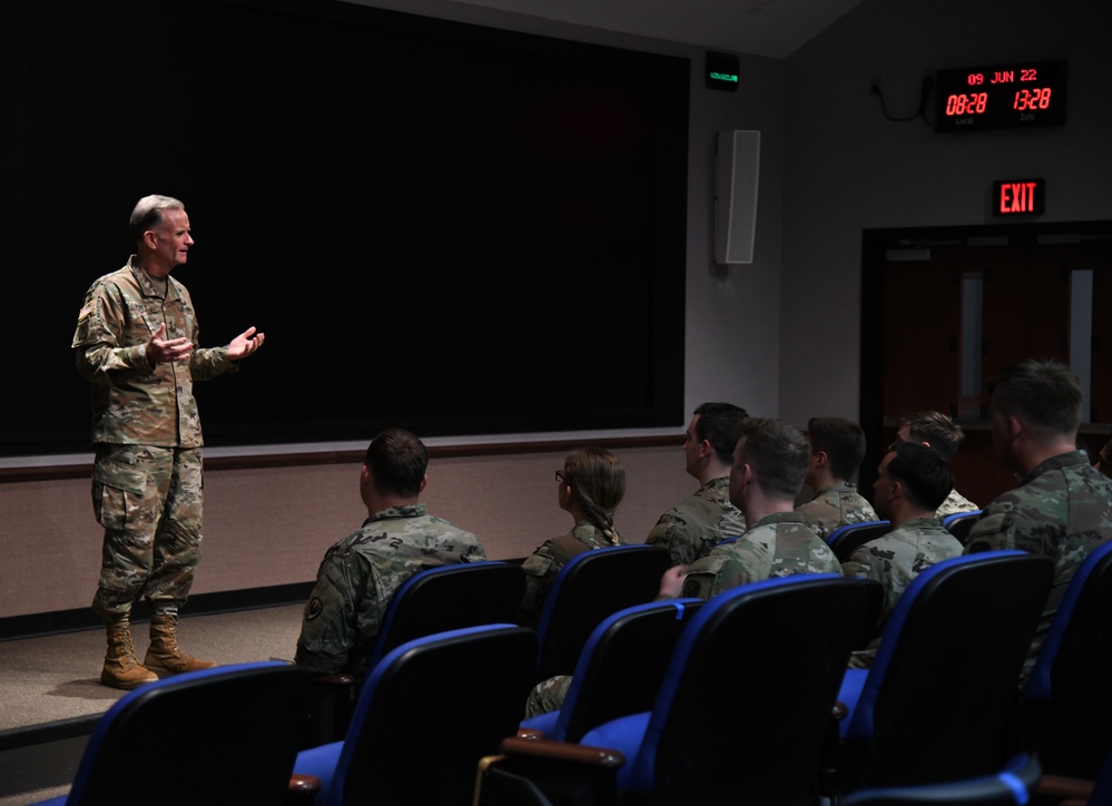 Lt. Gen. Walter E. Piatt Briefs Students at Fort Rucker