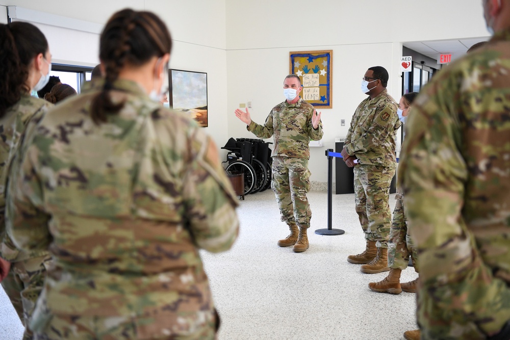 AFMC chaplain tours Hanscom during pastoral visit