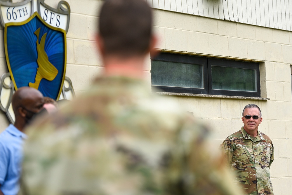 AFMC chaplain tours Hanscom during pastoral visit
