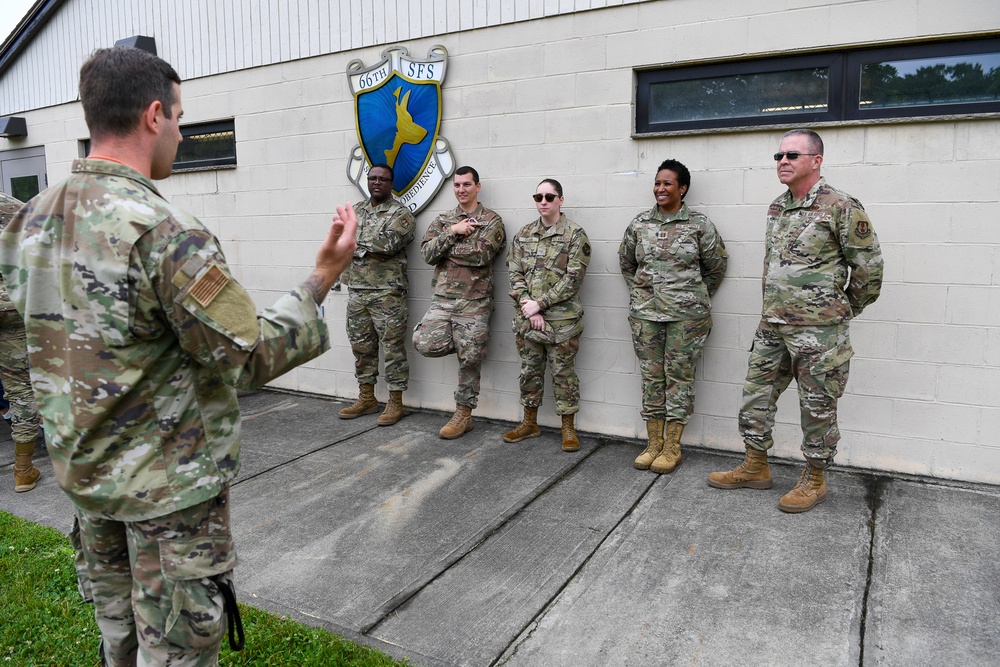 AFMC chaplain tours Hanscom during pastoral visit