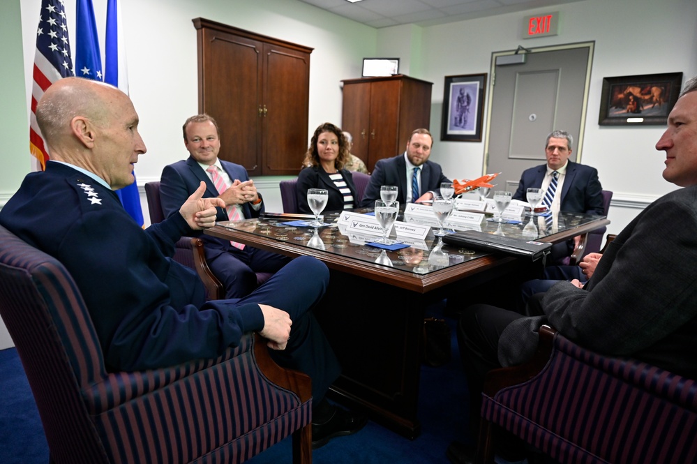 VCSAF Allvin meets with Charleston, S.C. civic leaders