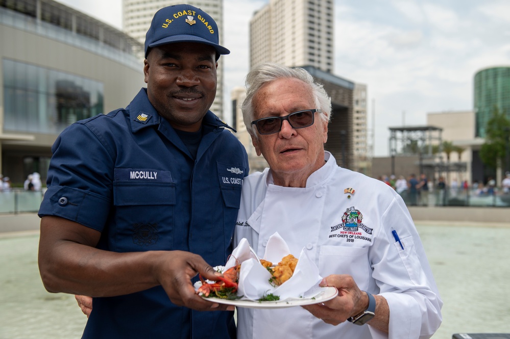 Coast Guard participates in New Orleans seafood cook off