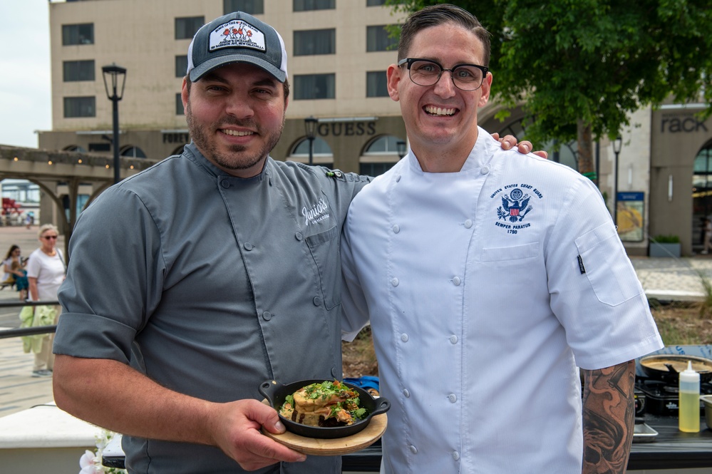 Coast Guard participates in New Orleans seafood cook off