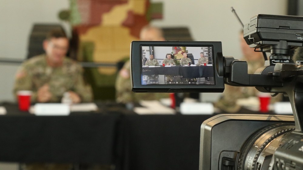 III Armored Corps Commanding General hosts media roundtable