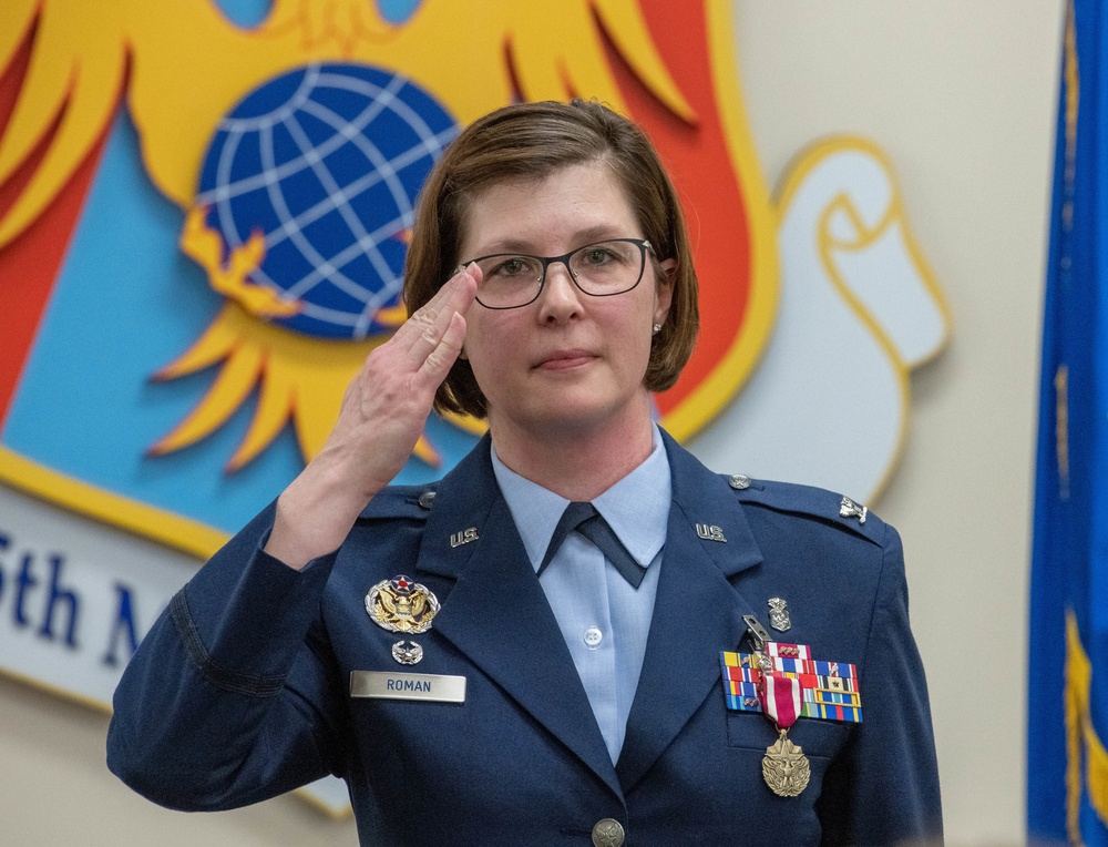 375th Health Care Operations Squadron Change of Command Ceremony