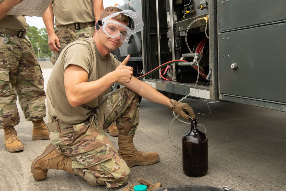 132d Fuels Management Flight Training at Gulfport