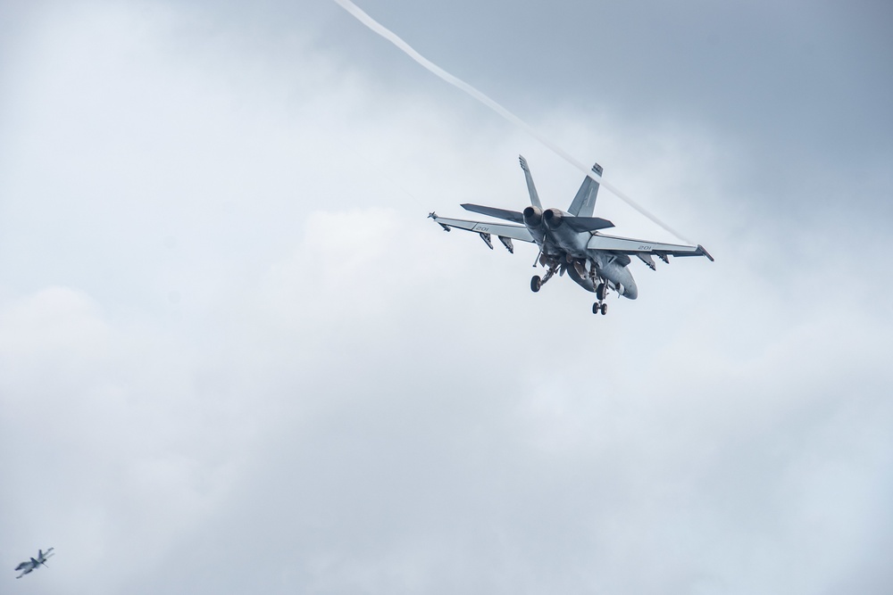 USS Ronald Reagan (CVN 76) conducts flight operations