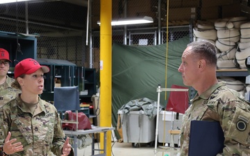 I Corps Command Sgt. Maj. visits the Spartan Brigade