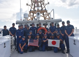 U.S., Japan Coast Guards conduct joint counter-narcotics exercise in the Pacific