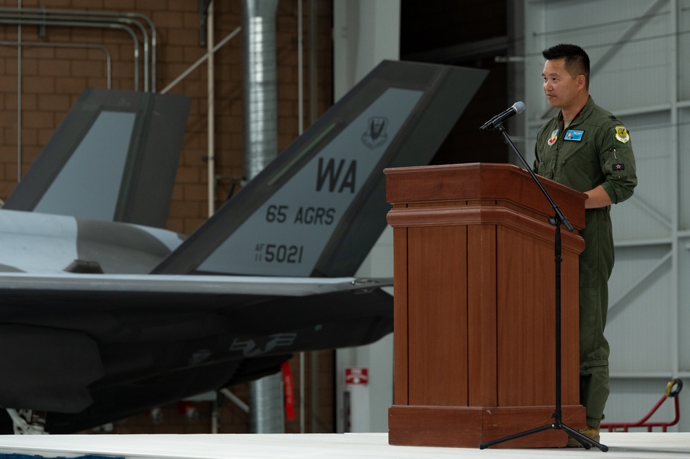F-35 65th Aggressor Squadron activation ceremony