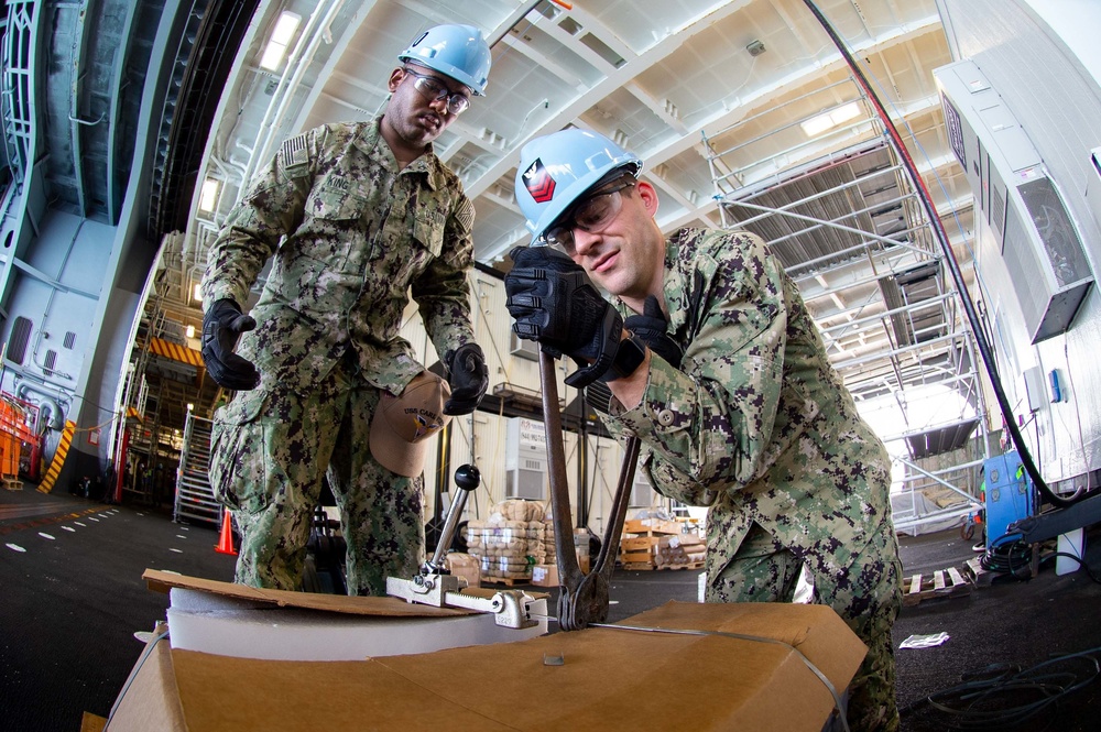 DVIDS Images Aviation Electronics Technicians secures materials