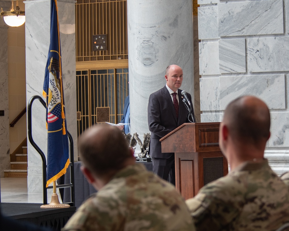 State of Utah Service Member Award Ceremony