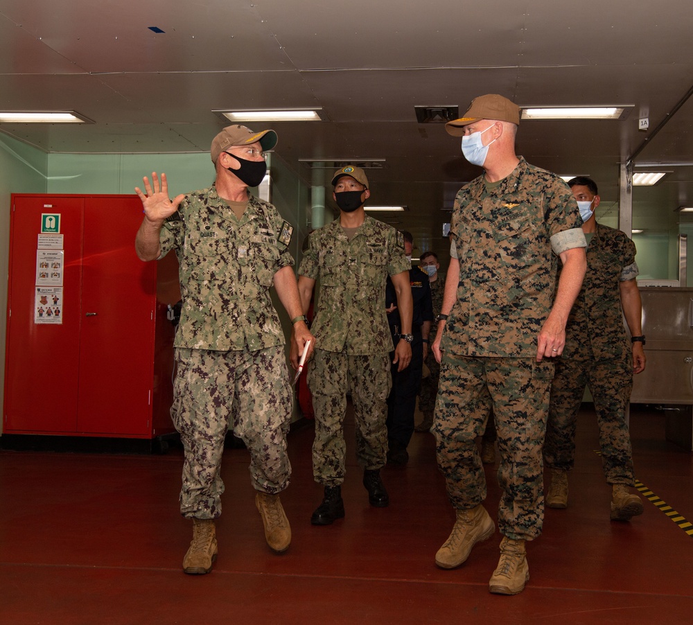 Deputy Commanding General, I Marine Expeditionary Force Tours Mercy