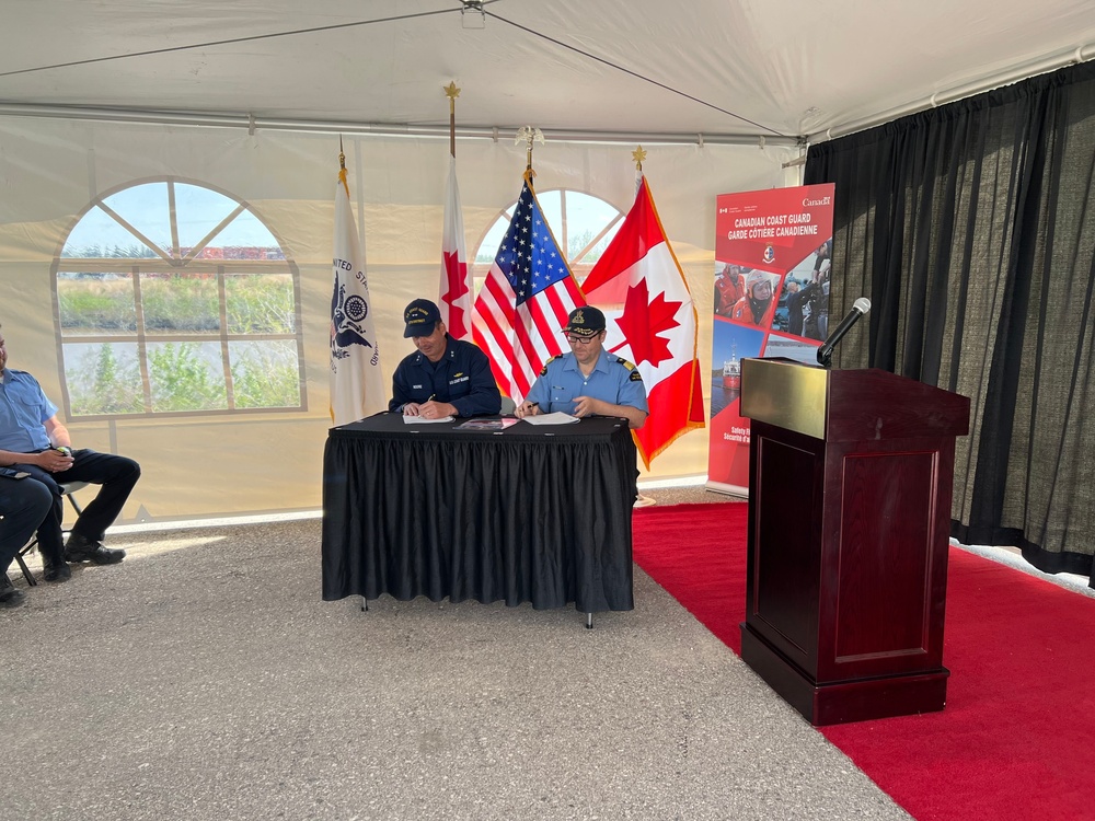 U.S. Coast Guard, Canadian Coast Guard mulit-mission collaborated event held in Canada