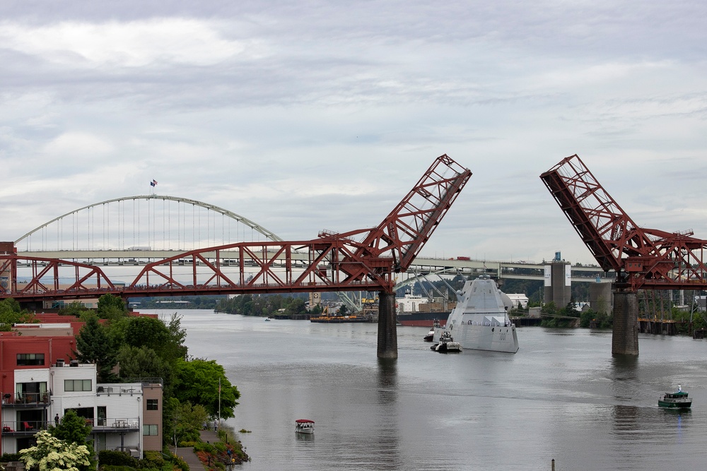US Navy Ships arrive in Portland for 2022 Rose Festival