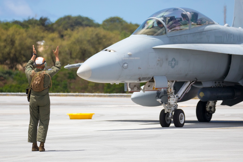 Marines with VMFA(AW)-533 Conduct Flight Operations