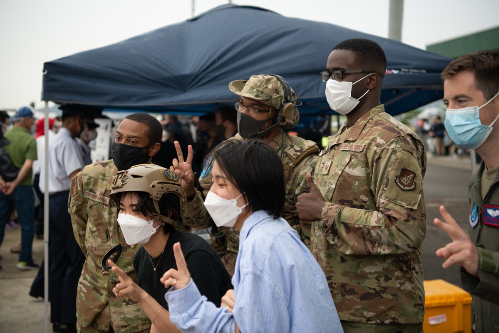 Yokota Airman Attend JASDF Hofu Air Festival 2022