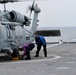 USS Jackson conducts flight ops in ECS