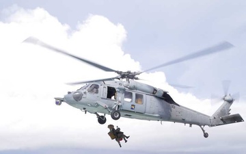 U.S. Navy helicopter squadron conducts multiple medevacs within 24 hours