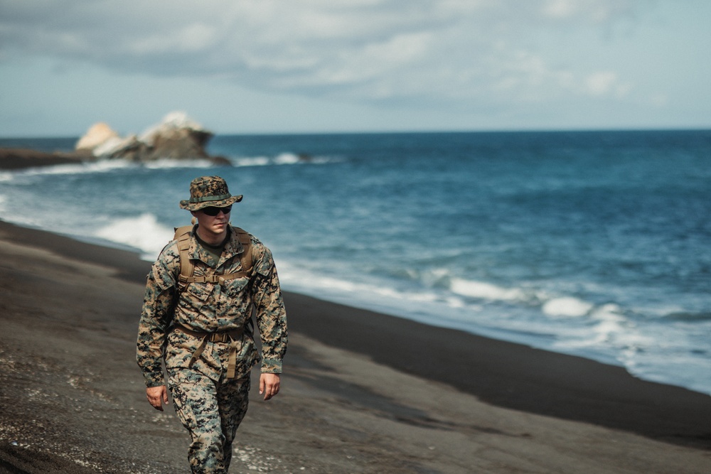 III MEF Hikes Iwo Jima in Honor of past Marines on Memorial Day Weekend