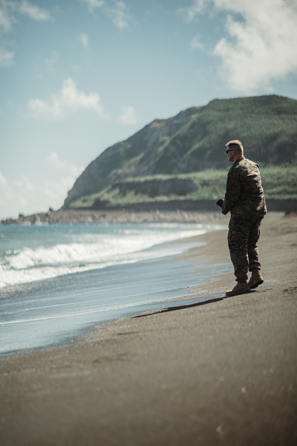 III MEF Hikes Iwo Jima in Honor of past Marines on Memorial Day Weekend