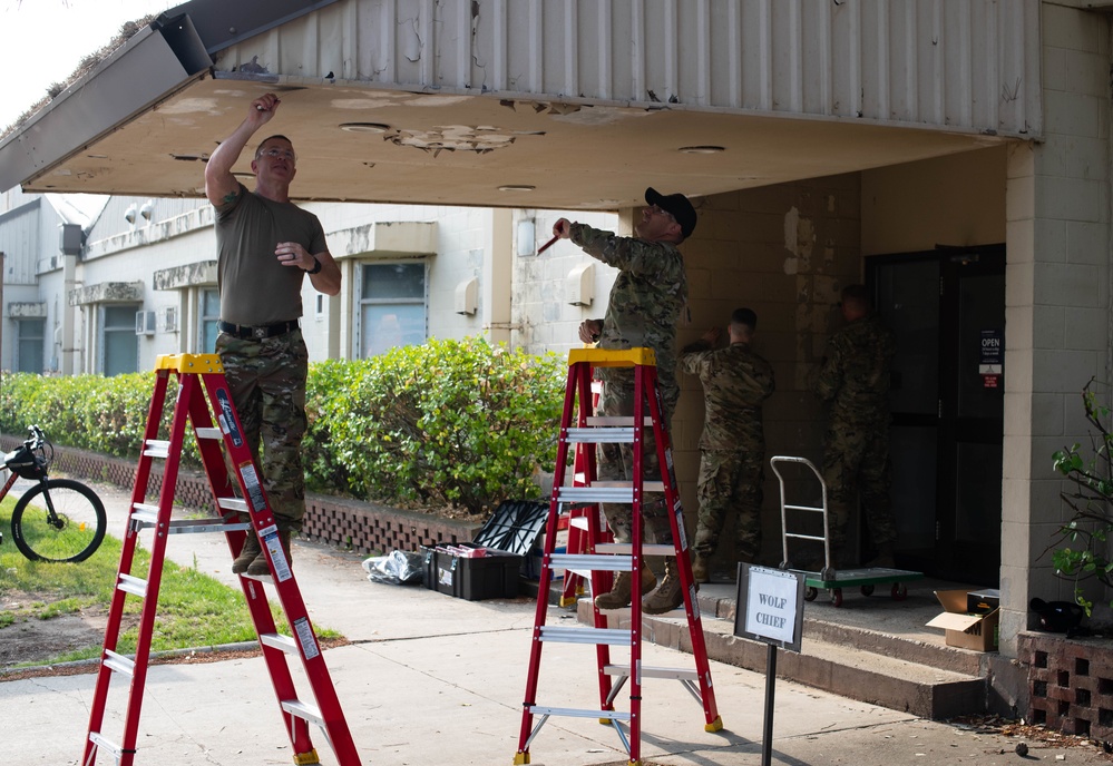 WOLF PACK AIRMEN SUPPORT HABITAT FOR PACKMANITY