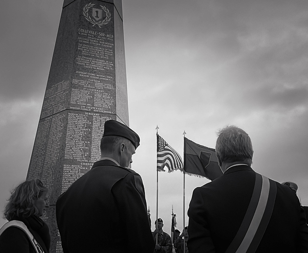 1st Infantry Division Monument D-Day Ceremony