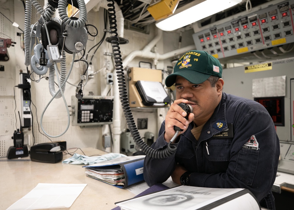 USS Porter (DDG 78) Fire Drill