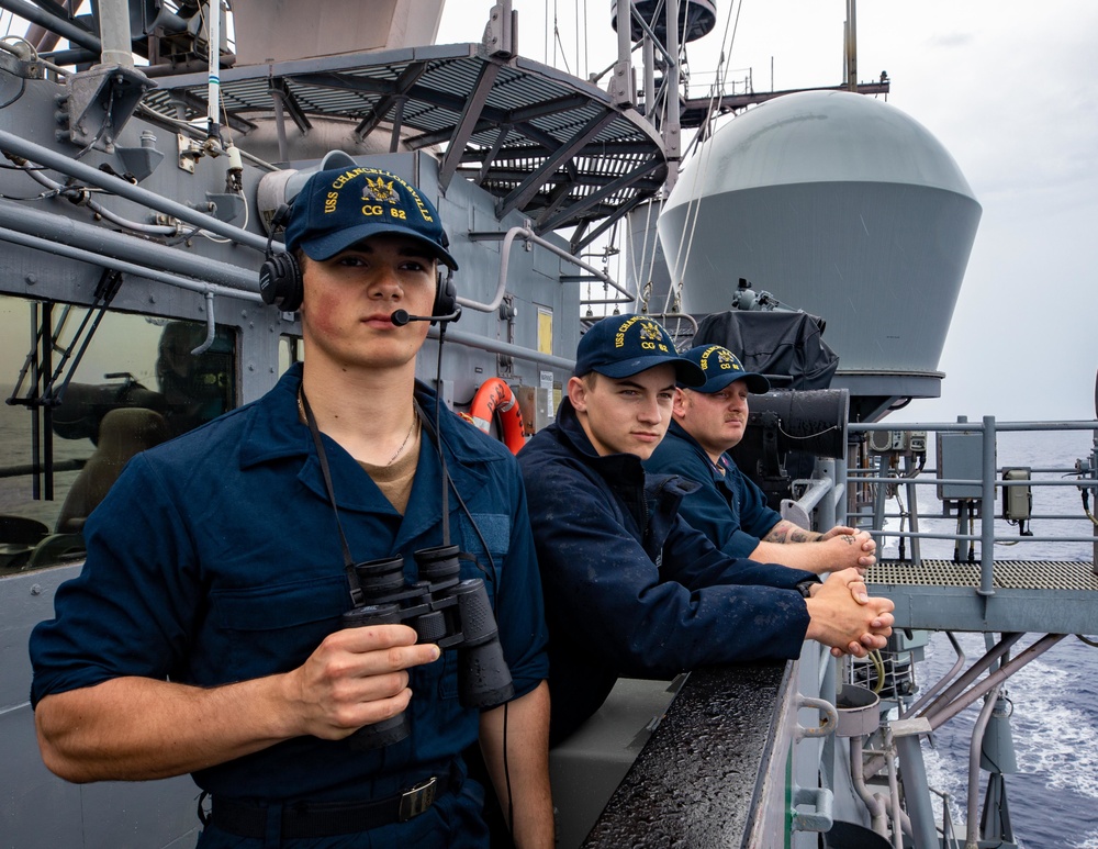 USS Chancellorsville Conducts Routine Operations