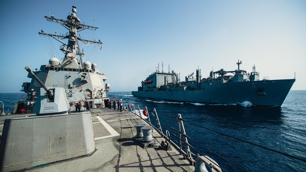 DVIDS - Images - USS Momsen Replenishment at Sea [Image 1 of 4]